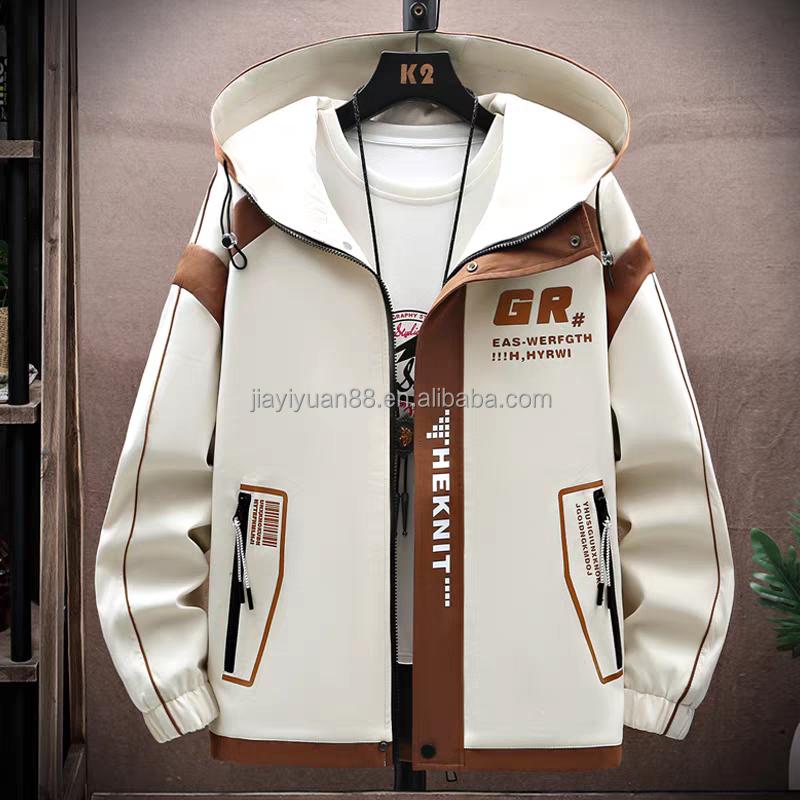 European and American men's jackets spring autumn winter hoodies casual style fashionable street zipper men's jackets wholesale