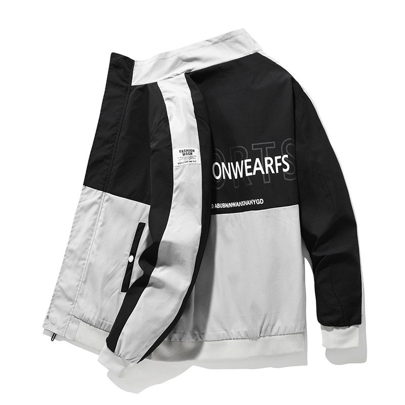 fashion man coat Version Slim Fit Sports Leisure Jackets Zipper Youth Student Clothing men's coats