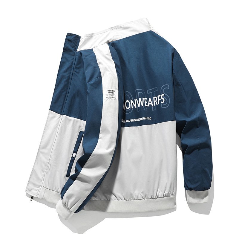 fashion man coat Version Slim Fit Sports Leisure Jackets Zipper Youth Student Clothing men's coats