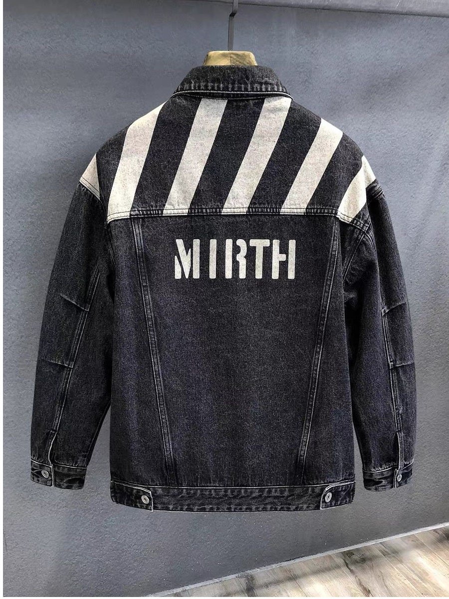 Jacket Denim Man Wholesale Custom Men Outdoor Wear Ripped Denim Jacket Plus Size Men's Jackets