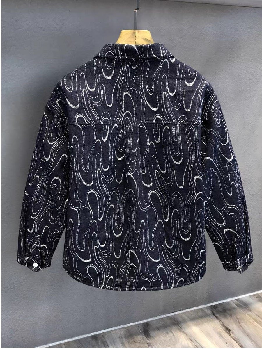 Jacket Denim Man Wholesale Custom Men Outdoor Wear Ripped Denim Jacket Plus Size Men's Jackets