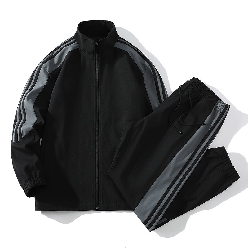 ANSZKTN Men's spring and fall new fashion casual cargo pants suit large size handsome sportswear suit tracksuit