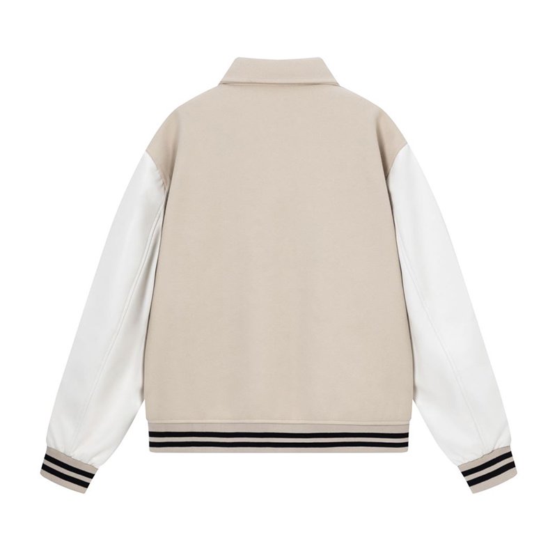 Wholesale New Arrival High Quality Winter Autumn PU Leather Coat StreetWear Embroider Amiry Oversized Baseball Men's Jacket