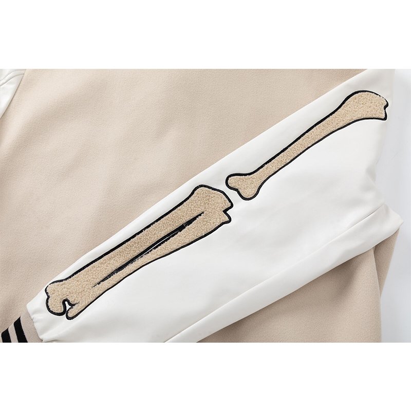 Wholesale New Arrival High Quality Winter Autumn PU Leather Coat StreetWear Embroider Amiry Oversized Baseball Men's Jacket