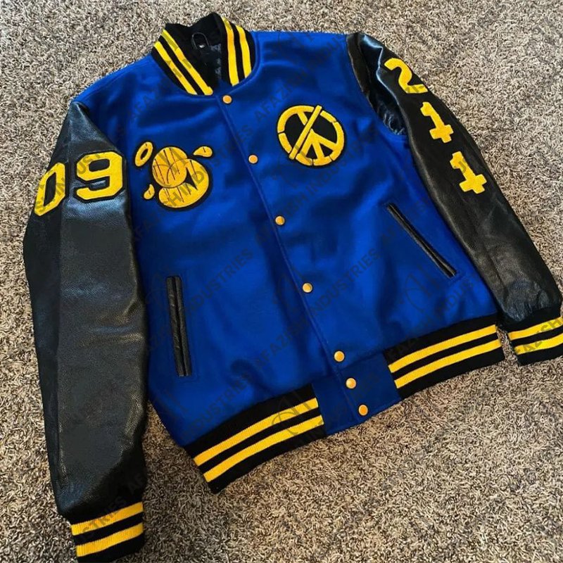 Custom Embroidery Chenille Patches Varsity Bomber Letterman College Plus Size baseball varsity Jackets leather sleeves