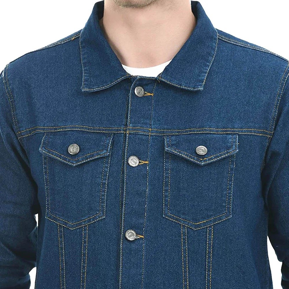 Bestselling Professional Denim Jackets for Men Casual Style Material Winter Season Custom Logo Printed High Quality Cheap Price