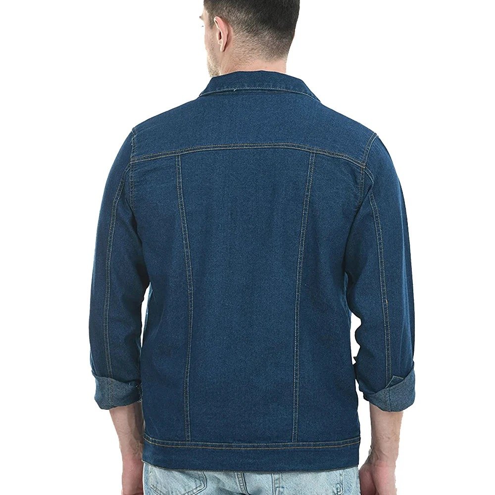 Bestselling Professional Denim Jackets for Men Casual Style Material Winter Season Custom Logo Printed High Quality Cheap Price