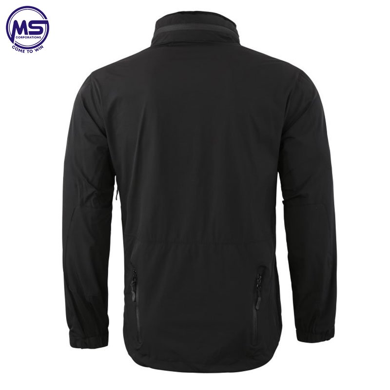 Wholesale Style Softshell Waterproof Hiking Jacket Zipper Double Top Quality men Softshell Jacket