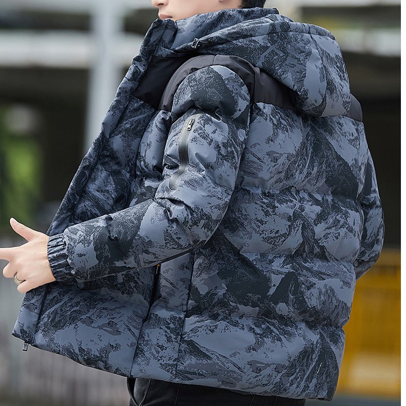 Mens Clothing Winter Men's Jacket Fashion Cotton Warm Parkas Coats Casual Outwear Windbreaker Down Thermal Hooded Jackets