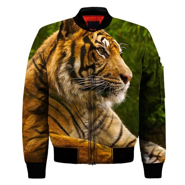 Wholesale Men's Regular Sleeve Jackets Windbreaker Men's Cotton Jackets Custom Logo Bomber Jacket