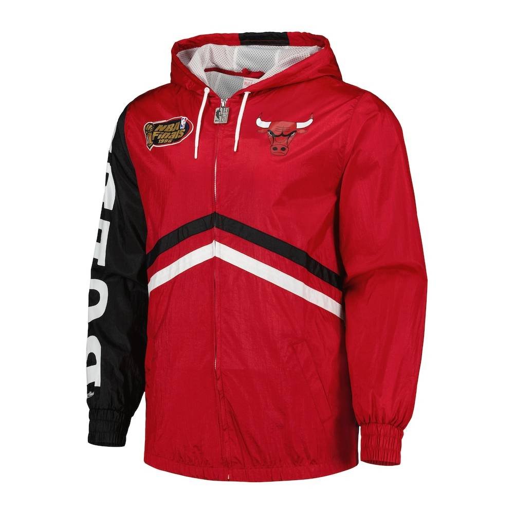 Men's Trendy Bulls Printed Sports Jacket Lightweight Zip-Up Athletic Wear for Running Gym Outdoor Sports Casual Fashion