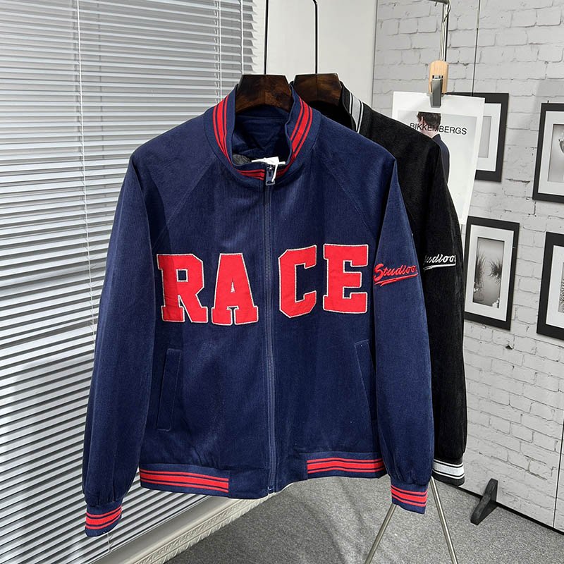 High Quality Fashion Vintage Style Outwear Embroidery Casual College Baseball Letterman Varsity Men's Jackets