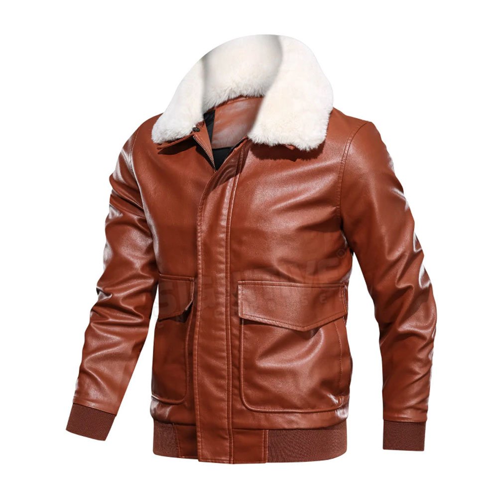 2021 Wholesale Men's Casual Leather Jacket Plus Size Varsity Style with Custom Printed Pattern Heated Fleece Fabric Street Wear