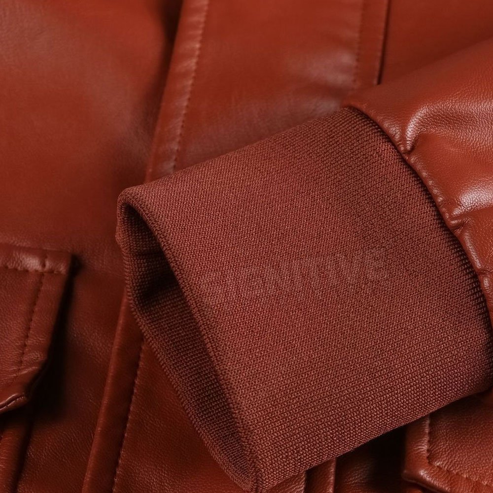 2021 Wholesale Men's Casual Leather Jacket Plus Size Varsity Style with Custom Printed Pattern Heated Fleece Fabric Street Wear