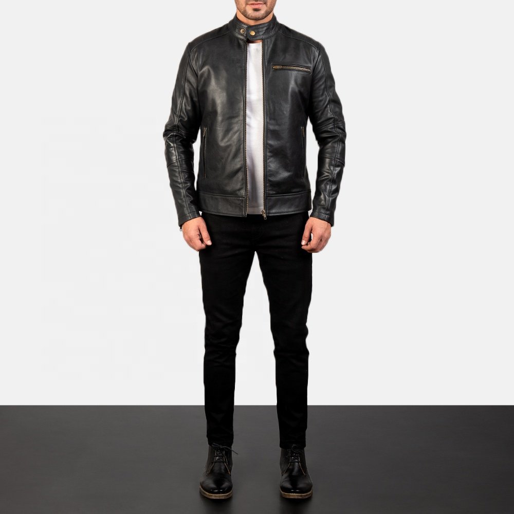 New Top Trend Fashion Original Leather Jacket Fashionable Style Men's Plus Size Outdoor Winter Leather Jackets Coats with Quilt