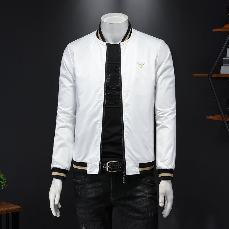 Wholesale Custom Winter Windbreaker Wholesale Men Plus Size Men's Jackets Plain Nylon Satin Bomber Men's Jackets