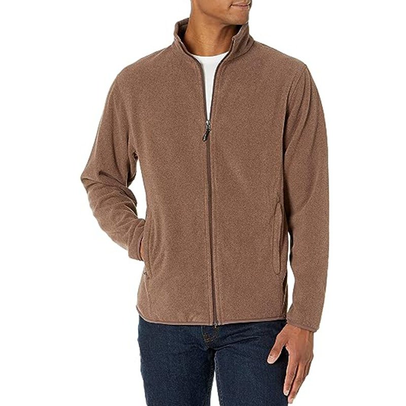 Custom polar fleece streetwear polar fleece winter jacket men wholesale blank varsity man jacket winter plus size men's jackets
