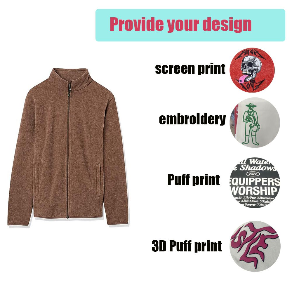 Custom polar fleece streetwear polar fleece winter jacket men wholesale blank varsity man jacket winter plus size men's jackets