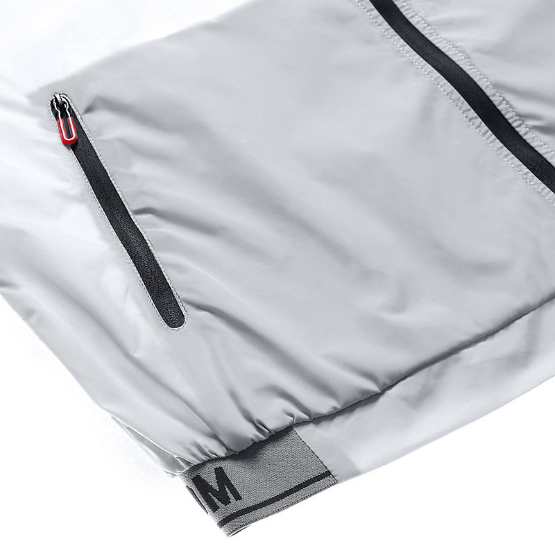 wind breaker jacket for men's summer thin and breathable sunscreen jacket, outdoor fishing skin windbreaker men's coats