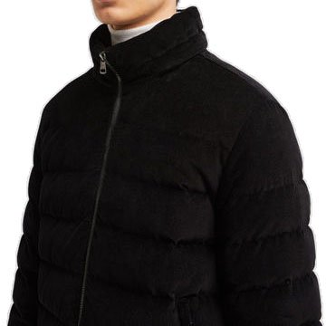 Custom Velvet jacket high quality men's jackets embroidery logo double zipper head winter jacket men
