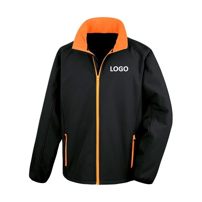 New Soft Shell Jacket Custom Design Winter Work Clothes Men's Windproof Waterproof Mesh Sublimation Zipper Soft Shell Jacket