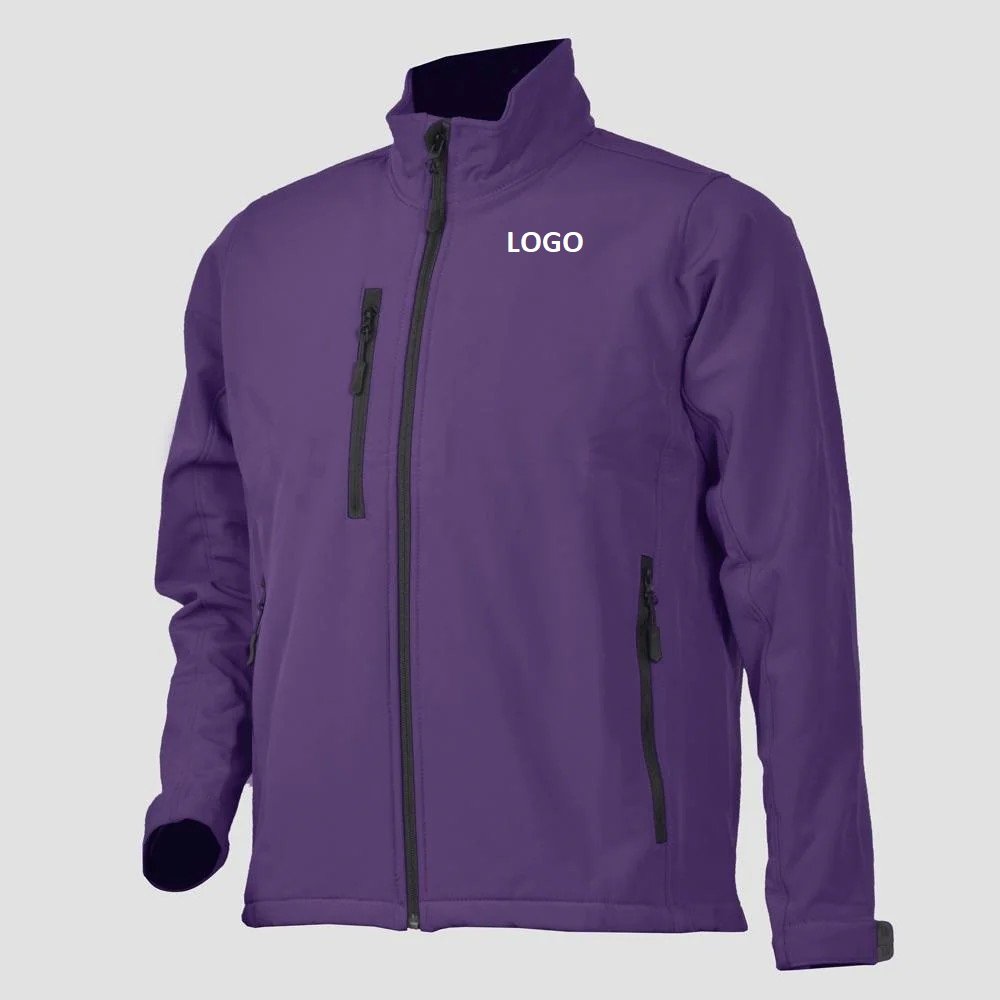 New Soft Shell Jacket Custom Design Winter Work Clothes Men's Windproof Waterproof Mesh Sublimation Zipper Soft Shell Jacket