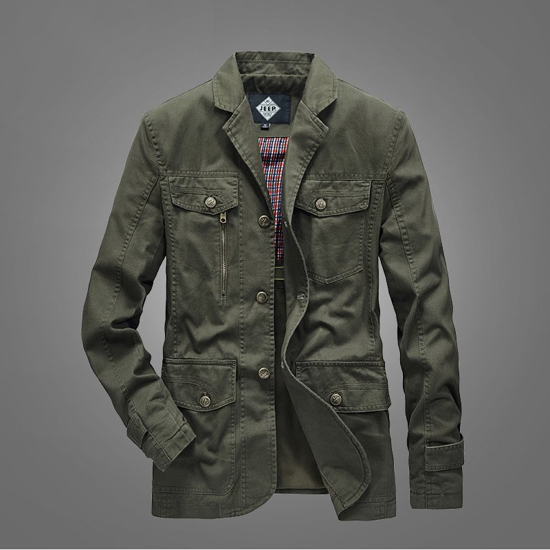 Lightweight Loose Mid-Length Quality Denim New Design Men's Jackets