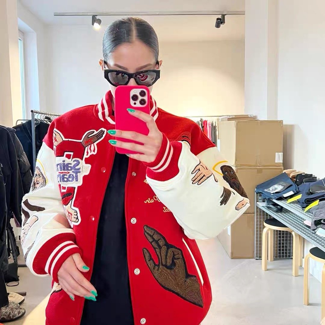 DCY 2024 New Products Oem Custom High Quality Men Hooded Jacket,Varsity Jacket With Collar,Custom Windbreaker Jacket