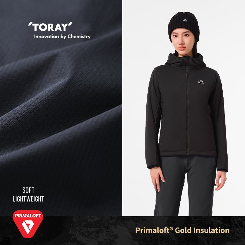 New Design Primaloft Gold Insulation 100G Hooded Cotton Jacket Pelliot Men's Warm Lightweight Winter Hiking Coats
