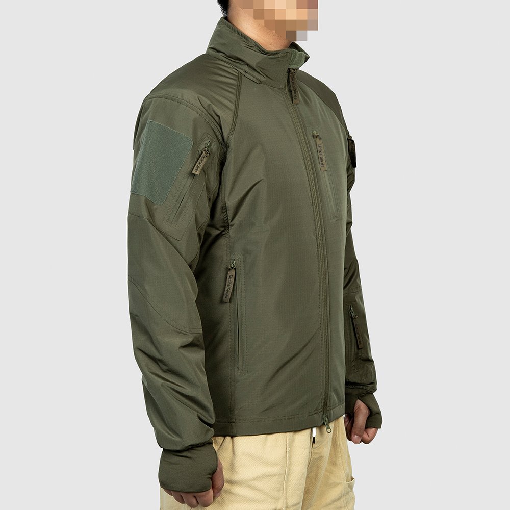 High Quality Men's Vintage Jacket Polyester Filled Cotton Zipper Jacket for Men