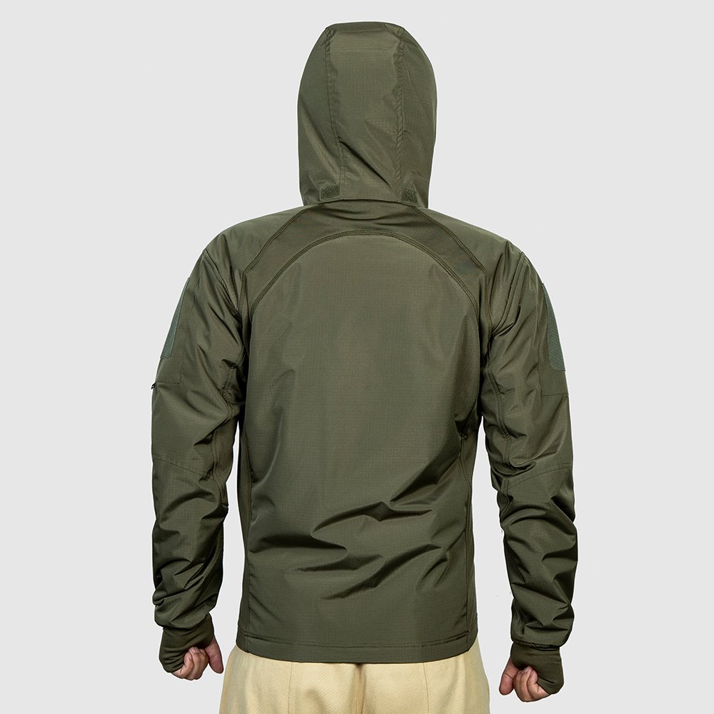 High Quality Men's Vintage Jacket Polyester Filled Cotton Zipper Jacket for Men