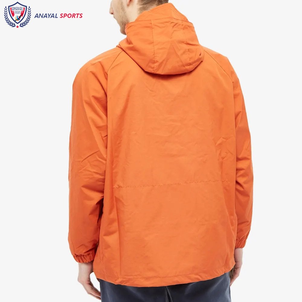 Orange Color Best Selling Plain Waterproof Jackets Anorak Jackets For Unisex Outer Wears Jackets For Men's BY ANAYAL SPORTS