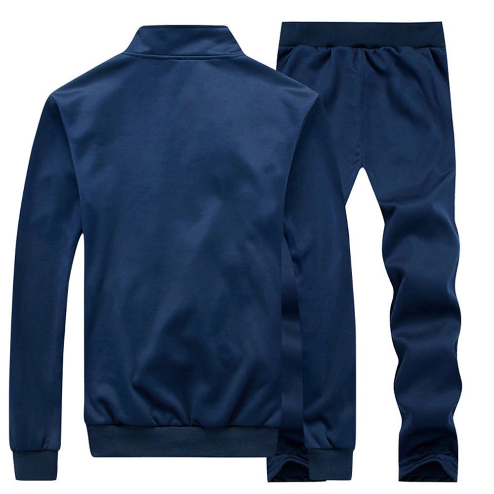 Solid Color Sportswear Men Tracksuits Autumn Men's Jacket + Pants Tracksuit Sweatshirt Casual Male Set top quality tracksuit