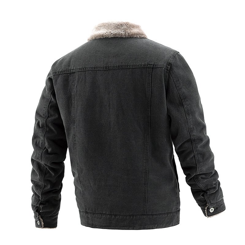 Good Quality Custom Casual Slim Long Sleeve Jean Jacket Men's Ripped Biker Classic Style Vintage Blue Denim Jacket For Men