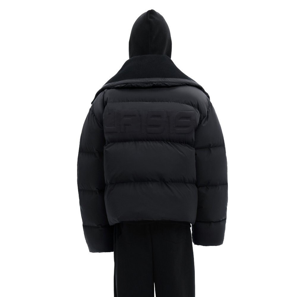 High Quality Men's Winter down Jacket Fashionable Thickened Solid Color Fluffy Duck Warm Puffer with Pattern Coating