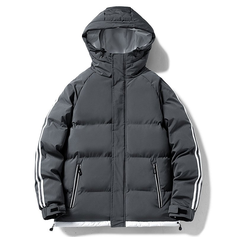 New Jackets For Men Coats Thick Warm For Men With Custom Logo Stylish Youth Casual Hooded Winter Coat