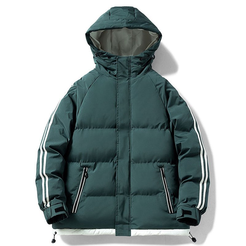 New Jackets For Men Coats Thick Warm For Men With Custom Logo Stylish Youth Casual Hooded Winter Coat