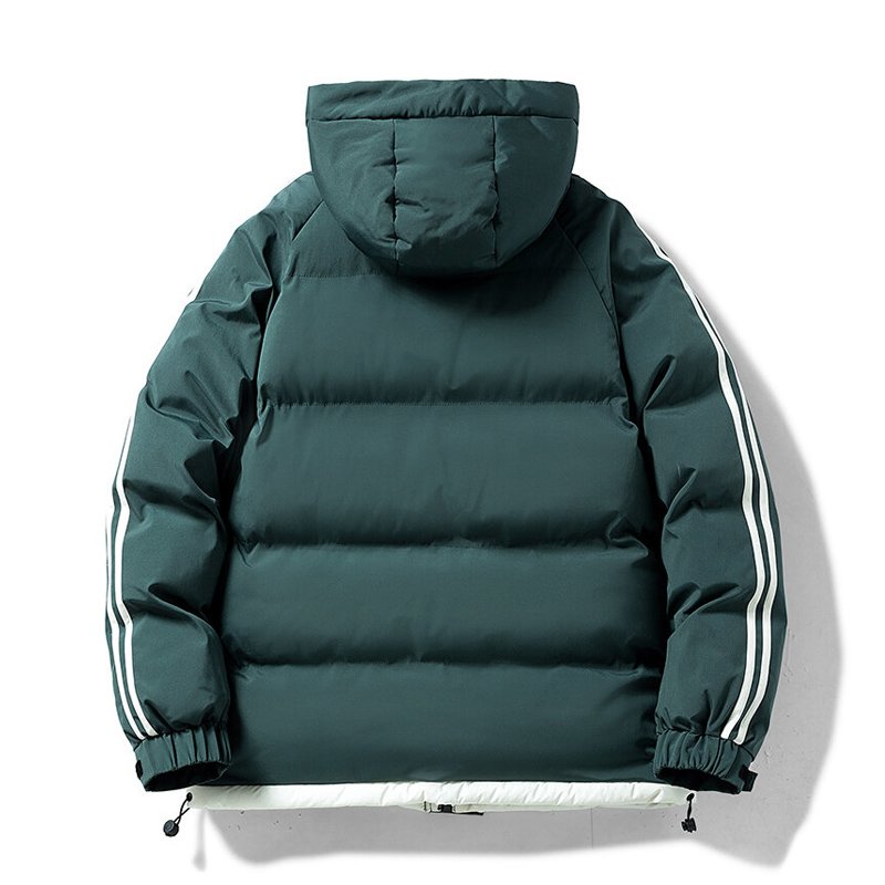 New Jackets For Men Coats Thick Warm For Men With Custom Logo Stylish Youth Casual Hooded Winter Coat