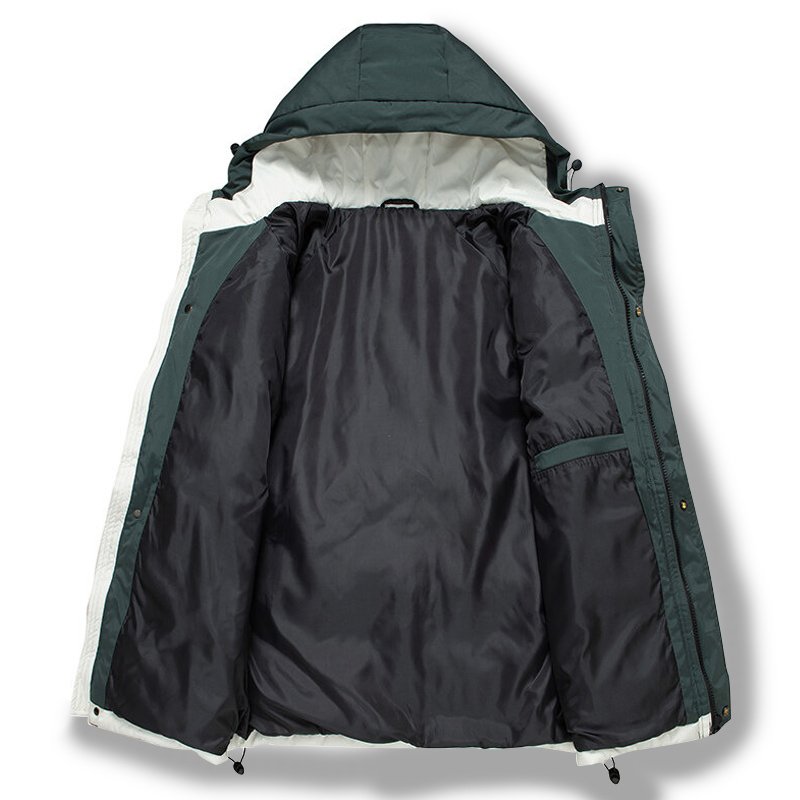 New Jackets For Men Coats Thick Warm For Men With Custom Logo Stylish Youth Casual Hooded Winter Coat