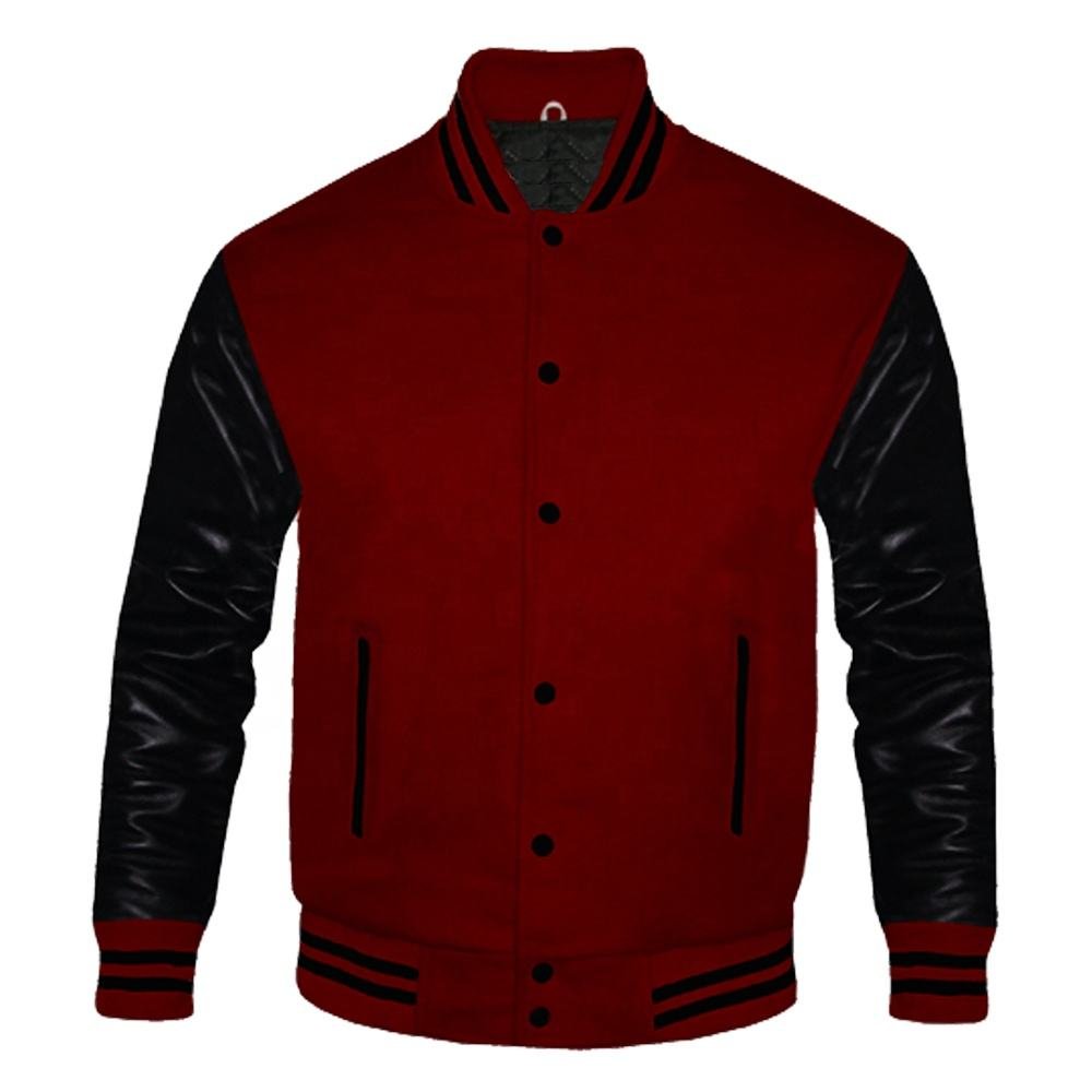 Customized Embroidery Logo Baseball Bomber Jackets Wholesale Men Plain Satin Jackets OEM Casual Men Clothes High Street Jacket