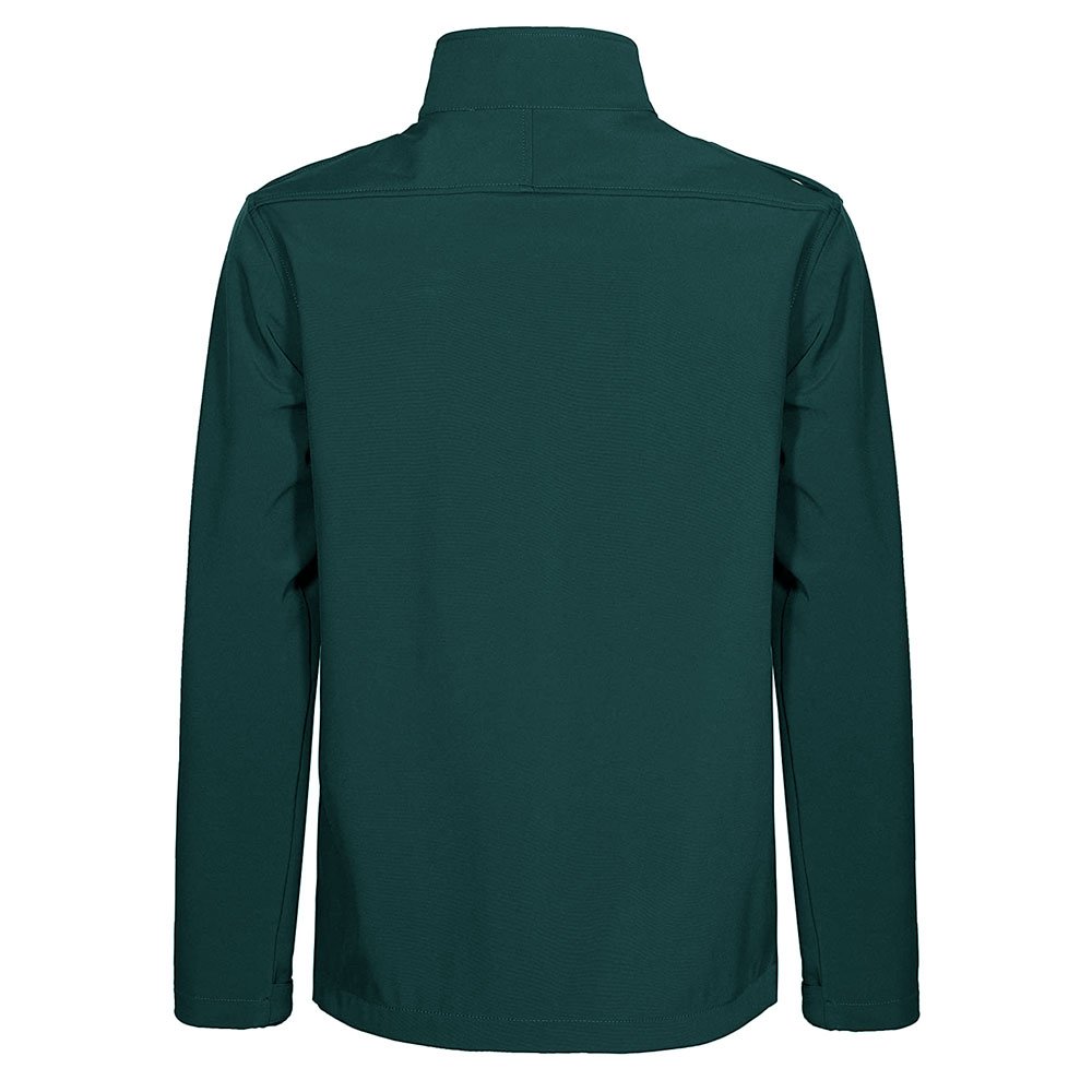 Wind and water resistant softshell jacket with soft fleece Men's Softshell jacket WINDBREAKER Men's white softshell jacket