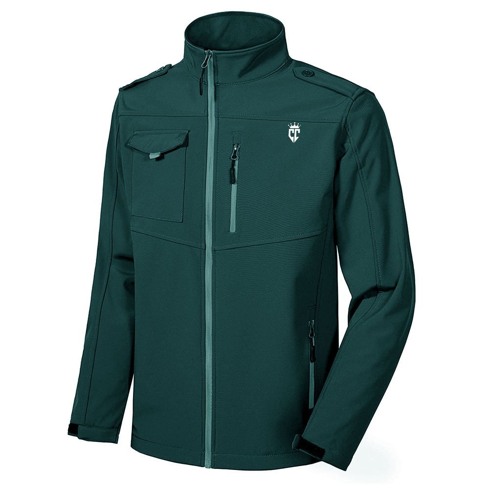 Wind and water resistant softshell jacket with soft fleece Men's Softshell jacket WINDBREAKER Men's white softshell jacket