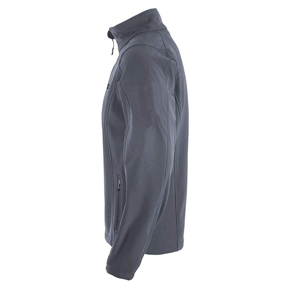 Wind and water resistant softshell jacket with soft fleece Men's Softshell jacket WINDBREAKER Men's white softshell jacket