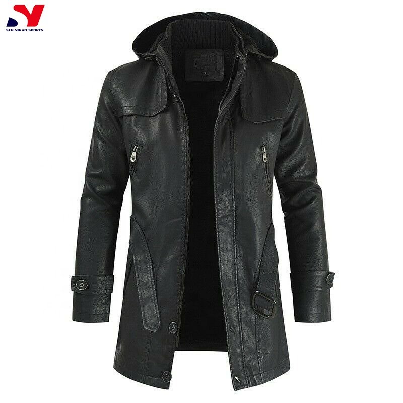 Men's Coat Skin Genuine Leather Jacket Warm Coats winter Fur Jacket Low Cost Wholesale Price
