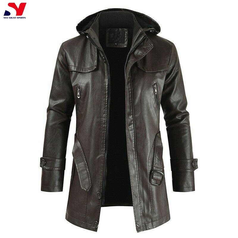 Men's Coat Skin Genuine Leather Jacket Warm Coats winter Fur Jacket Low Cost Wholesale Price