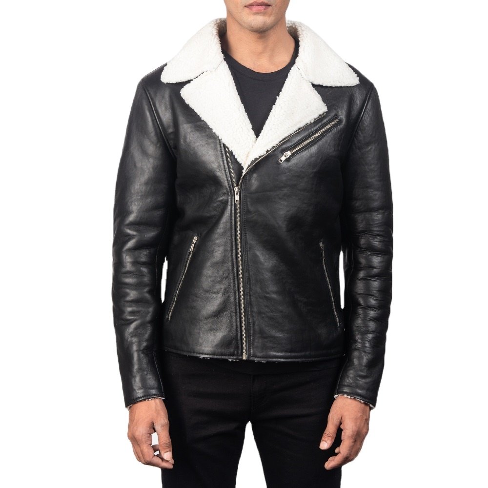 Motorbike Stylish Leather Jacket for Men Custom Color 100% Leather Men's Jacket Custom Slim Leather Jackets