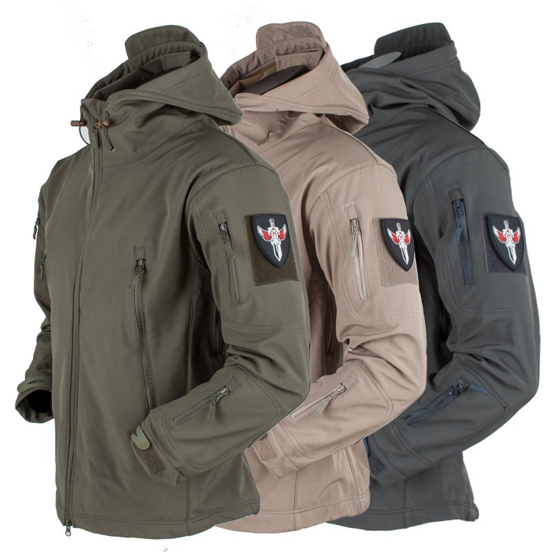 Outdoor Jacket Men's Autumn Windproof Waterproof Breathable and Warm Three-in-one Jackets Men's Jacket