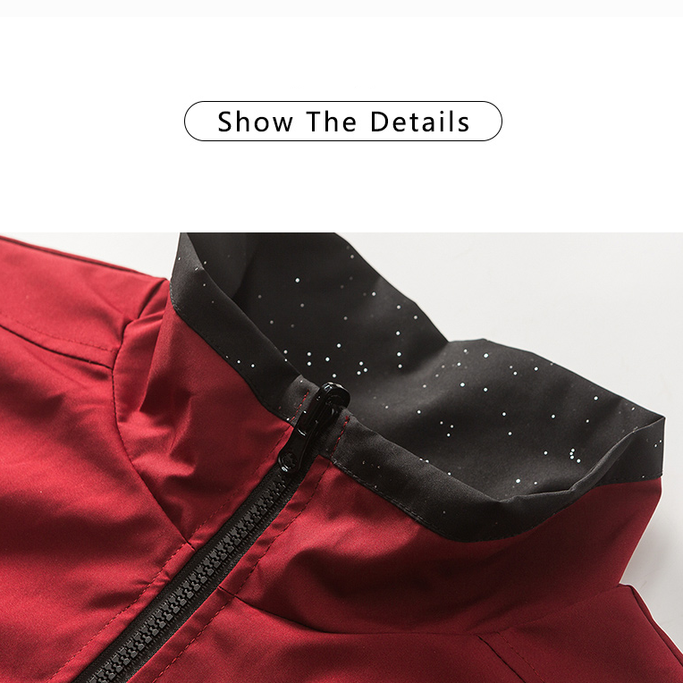 Bomery Custom Men's Zip-Up Jackets with Embroidery Stand Collar Warm Woolen Fleece Sporty Style XL Size jacket for men