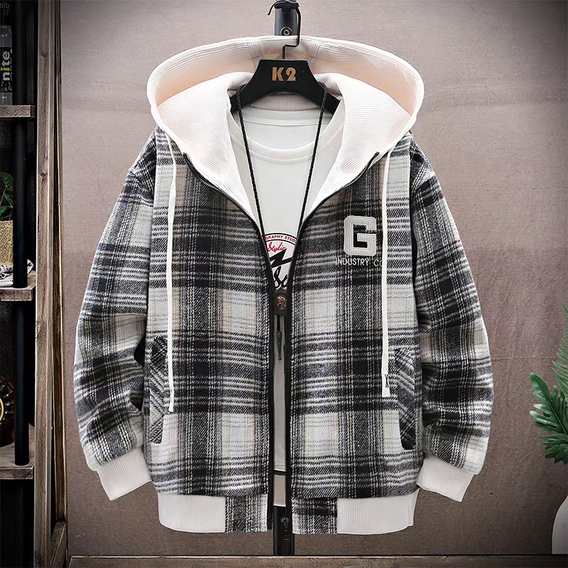 New Japanese and Korean fashion men's casual street style jacket men's school autumn and winter jacket wholesale