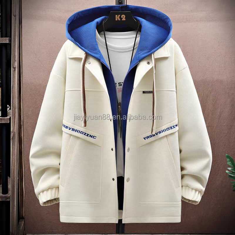 New Japanese and Korean fashion men's casual street style jacket men's school autumn and winter jacket wholesale